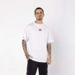 Men&rsquo;s Oversized T-Shirt - &ldquo;The Globe&rdquo; Graphic Tee with Large Fit and Streetwear Style - White