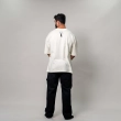 Men&rsquo;s Oversized Graphic T-Shirt - ''Bu'' Print Streetwear Tee with Relaxed Fit - Off-White