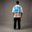Men&rsquo;s Oversized Graphic T-Shirt - &ldquo;New Beauts&rdquo; Streetwear Tee with Relaxed Fit - Off-White