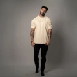 Men&rsquo;s Regular Fit Basic T-Shirt - Soft Lightweight Everyday Crew Neck Tee - Sand