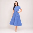 Women&rsquo;s Stefany Dress - Short Sleeve Knee-Length Elegant Casual Dress for Everyday Wear - Sky Blue