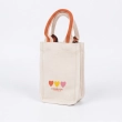 Square Canvas Crossbody Bag / Flipped Sweetheart Series Coated Shopping Bag