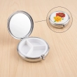 Mini Compact Mirror Silver