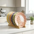 Porcelain Chichi Kar Porselen Serving Plate Set Rainbow Pino Multicolor 6-Piece