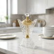 Acrylic Sirla Incense Burner Ornamented Transparent Gold