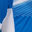 Joma T Shirt Supernova II V Neck Short Sleeve Polyester - White Royal Blue