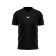 Wings T Shirt Marble V Neck Short Sleeve Dri Fit Polyester - Black