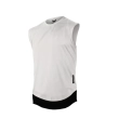 Wings Vest Designed 2 GO Crew Neck Sleeveless Polyester - White Black