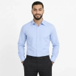 Men's Regular Fit Casual Classic Cotton Shirt - Light Blue