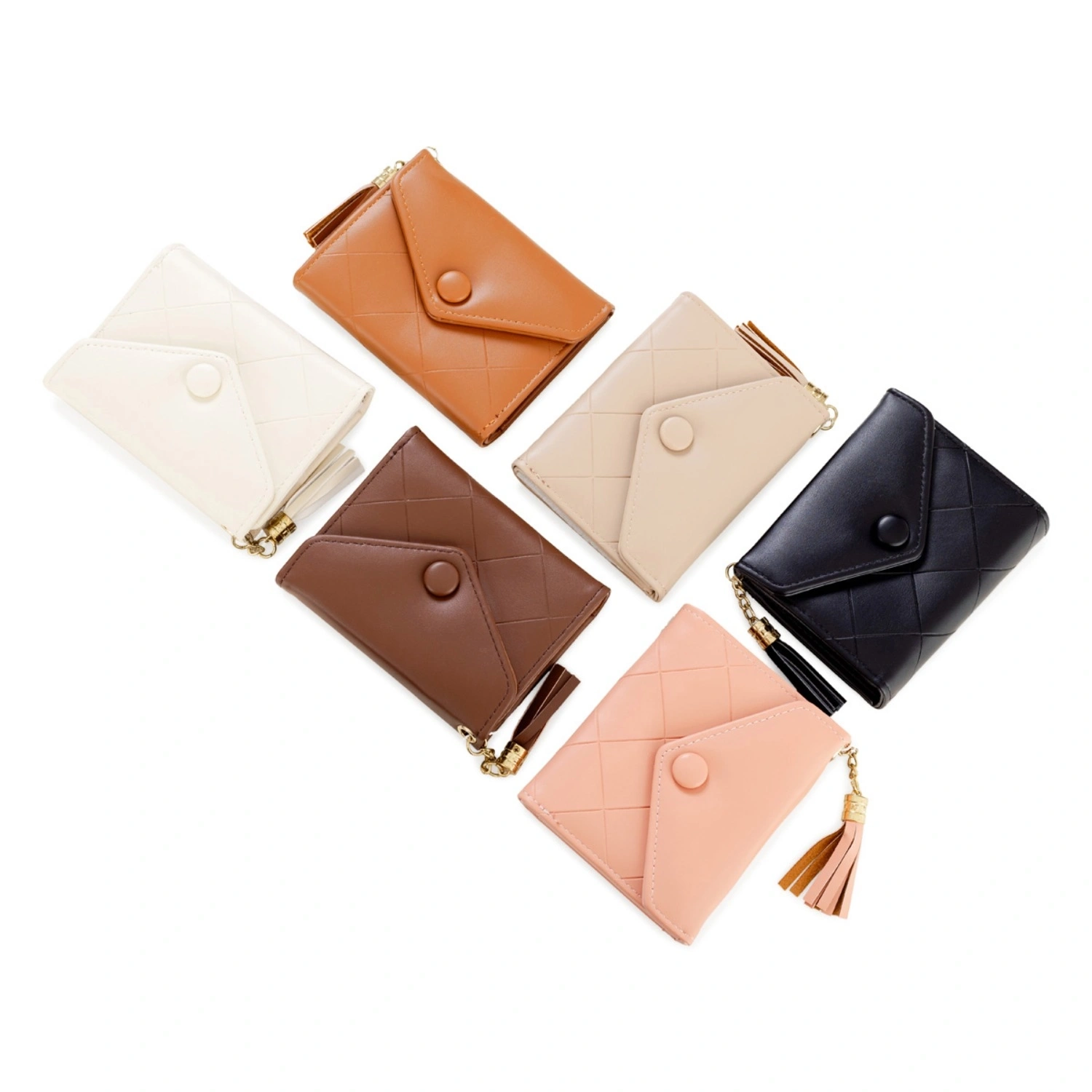 محفظة بولي النسائية -  وردي فاتح