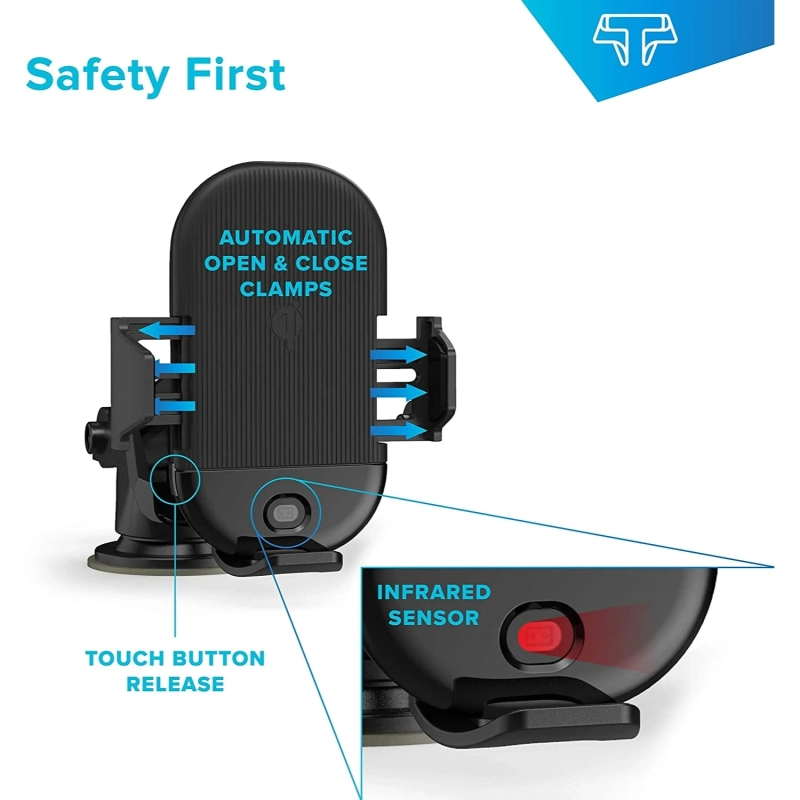 TSMPH 15 W WIRELESS CAR CHARGER