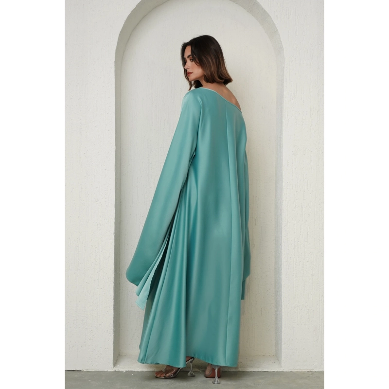 Asymmetric Dress - Blue