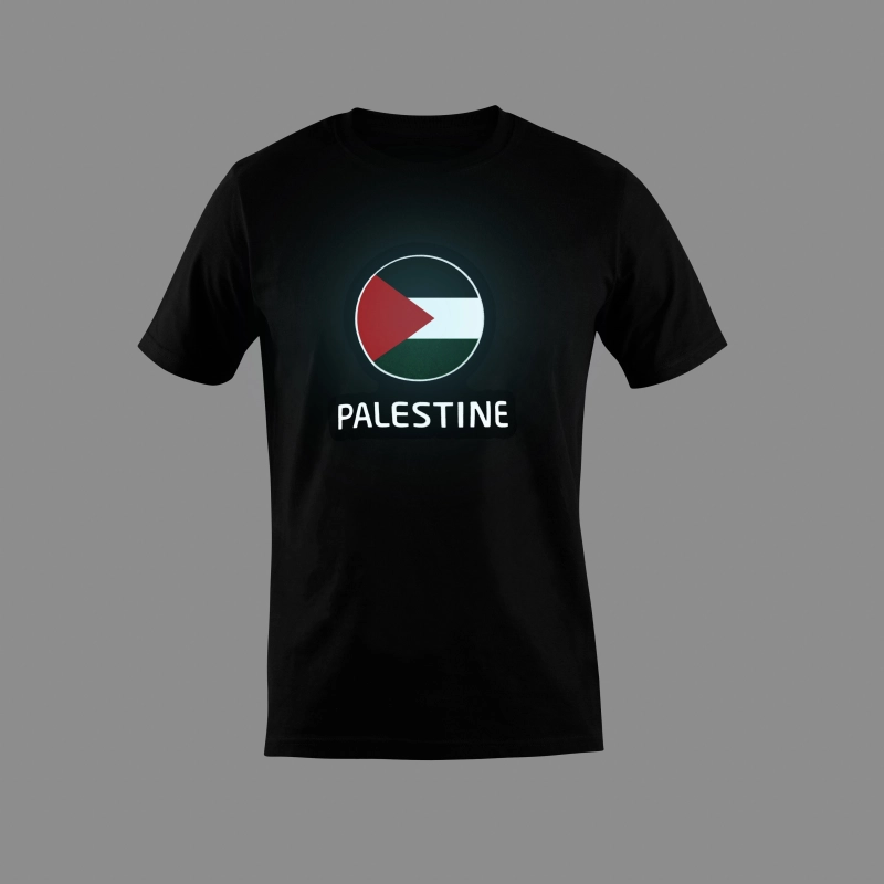 تي شيرت مضئ - فلسطين