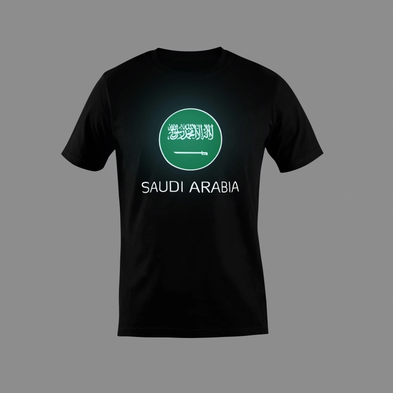 تي شيرت مضئ - السعودية