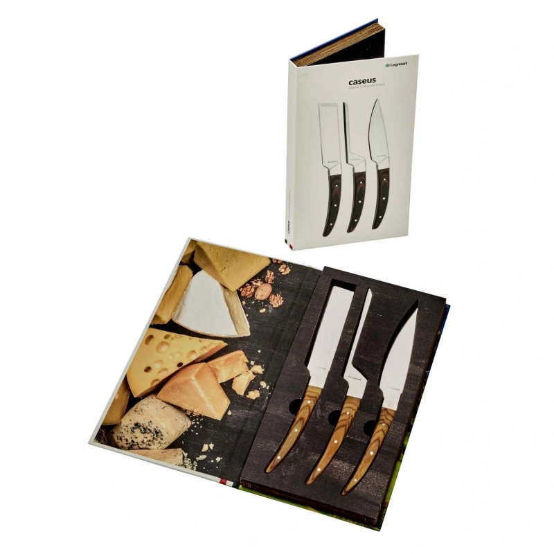 Caseus Cheese Set with Dark Wood Handle Ck-40A