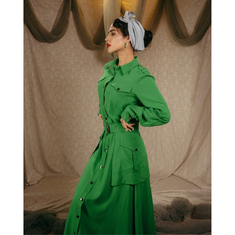Dress Timeless Chic - Verde Barasile