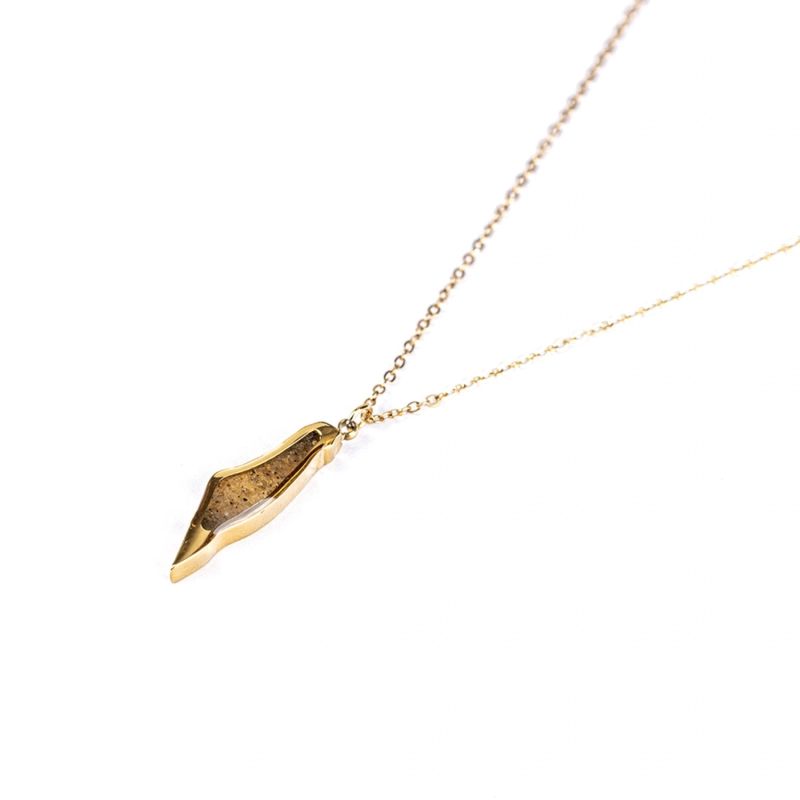 Palestine Map Sand Charm - Gold