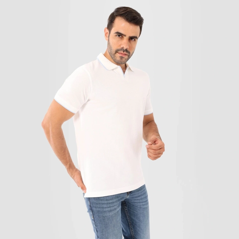 Men's Polo-Shirt - Off White