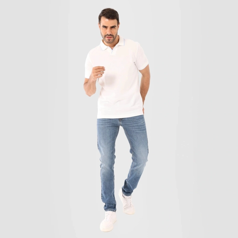 Men's Polo-Shirt - Off White