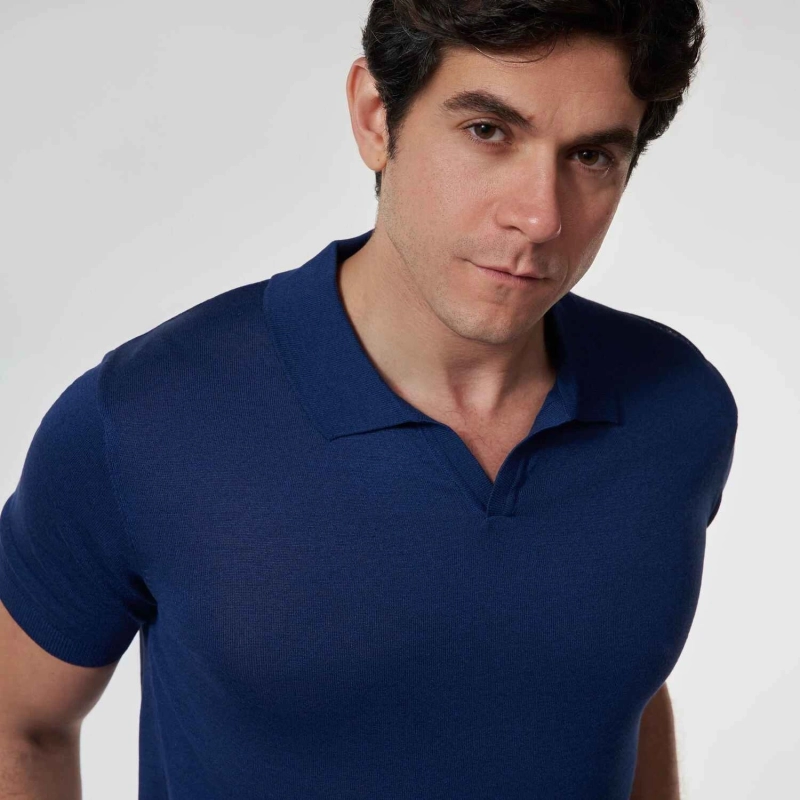 Men's Polo-Shirt - Navy
