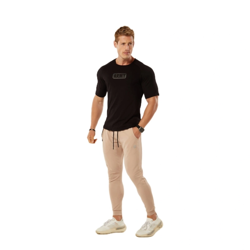 Men's Cotton Tag Training T-Shirt - Black