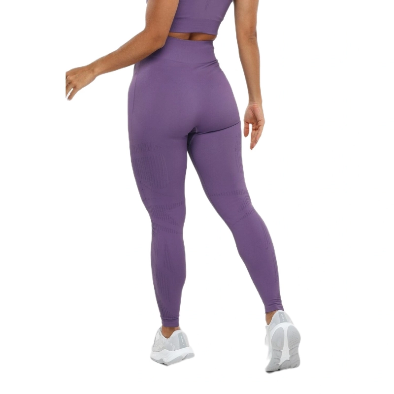 Women's Seamless Training Leggings - Purple