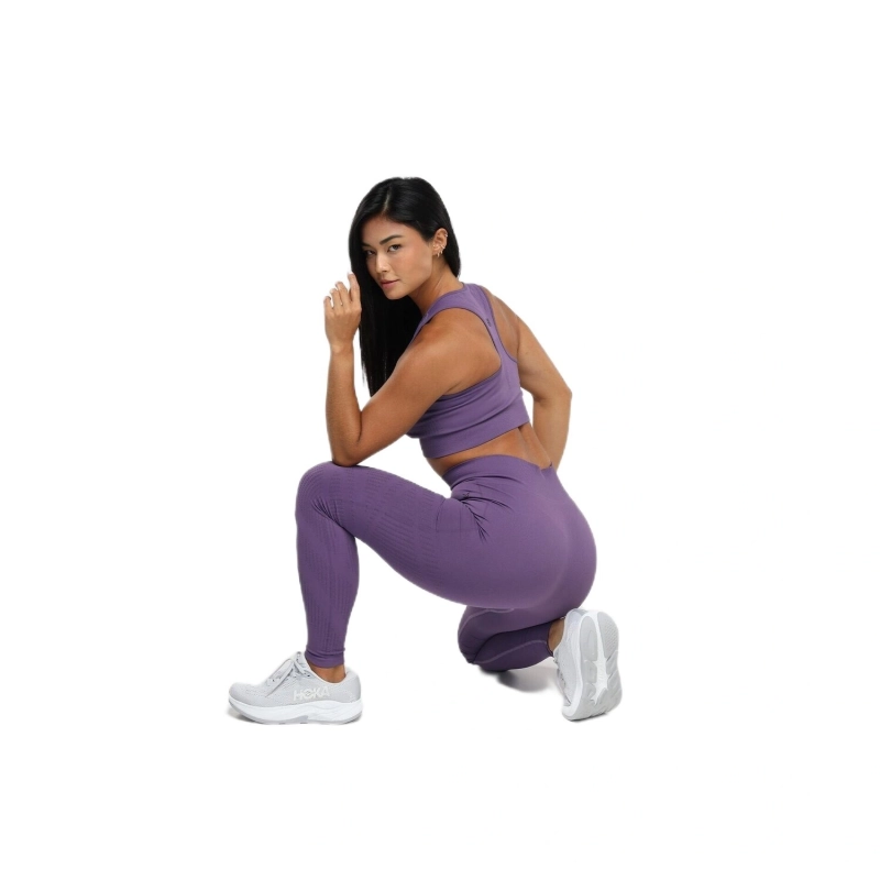 Women's Seamless Training Leggings - Purple