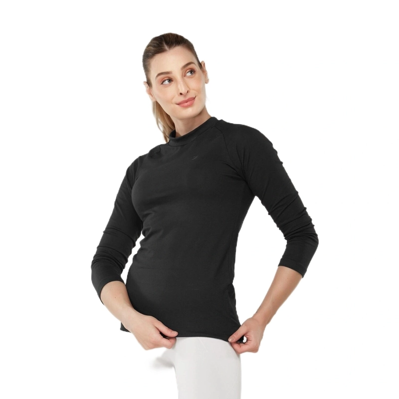 Women's Long Sleeve Training T-Shirt - Black