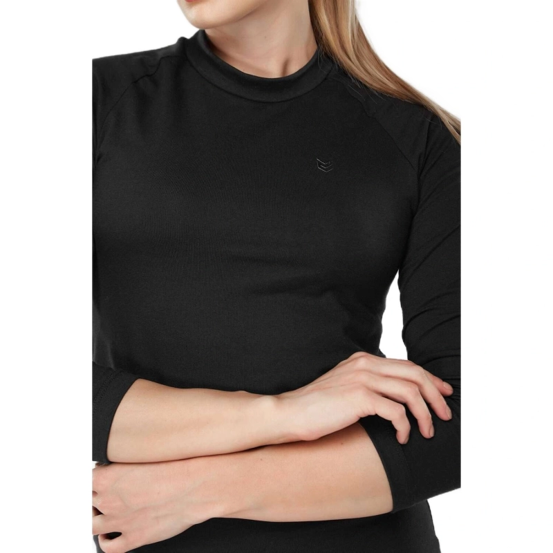 Women's Long Sleeve Training T-Shirt - Black