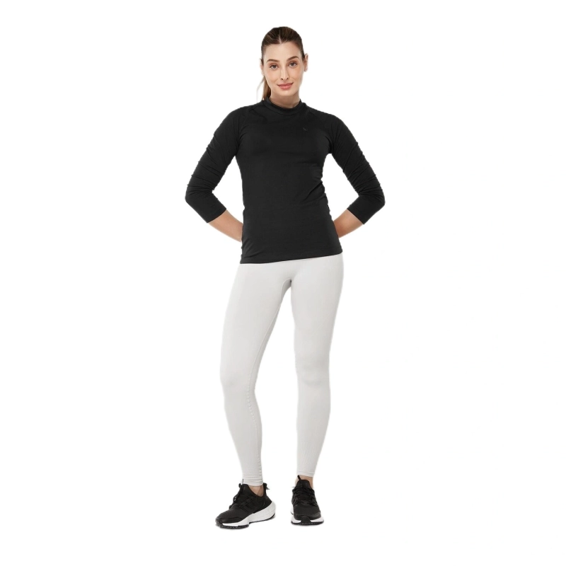 Women's Long Sleeve Training T-Shirt - Black
