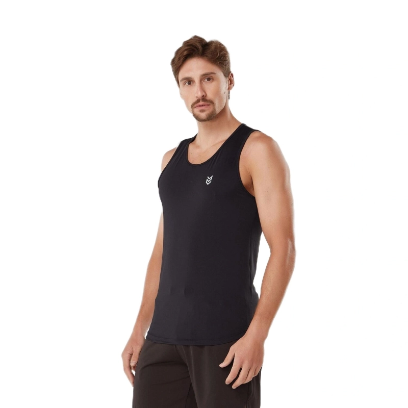 Men's Dry Fit Tank Top UV Anti-Odor - Black