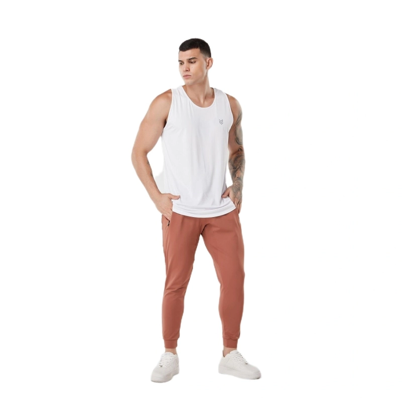 Men's Dry Fit Tank Top UV Anti-Odor - White