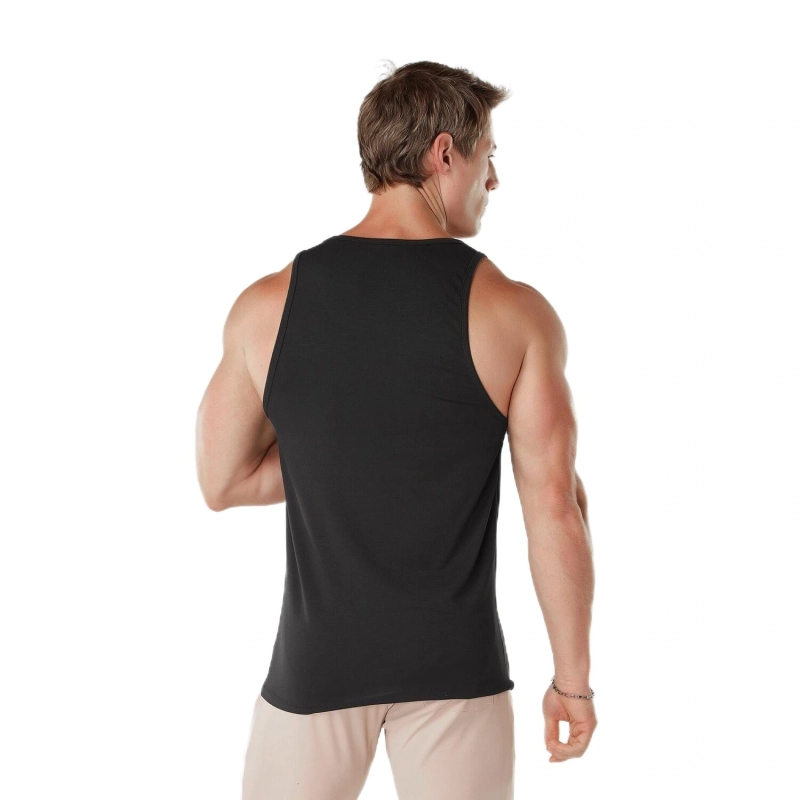 Men's Tech Modal Training Tank Top - Black
