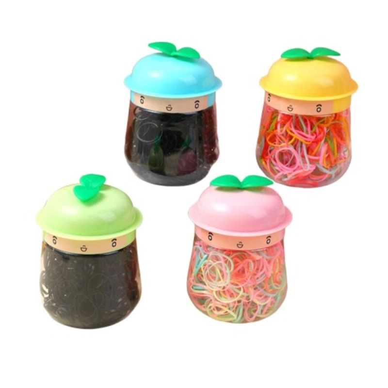 Disposable Rubber Bands With Leaf Lid Box