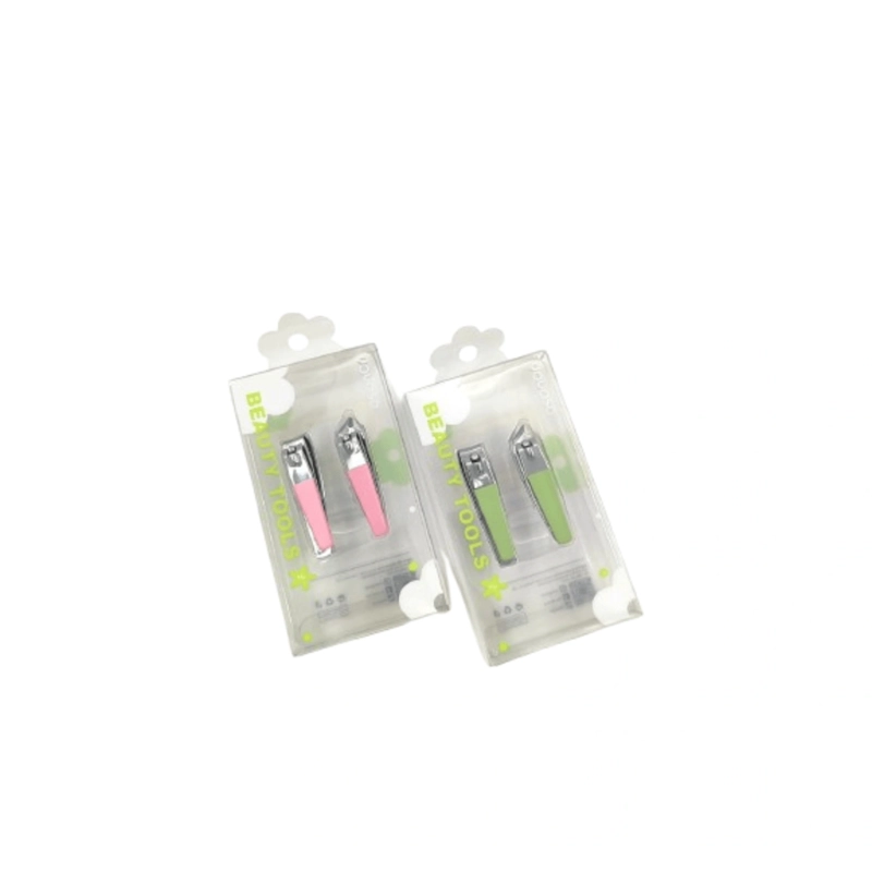 Fashion Nail Clippers Two-Piece Set Pink
