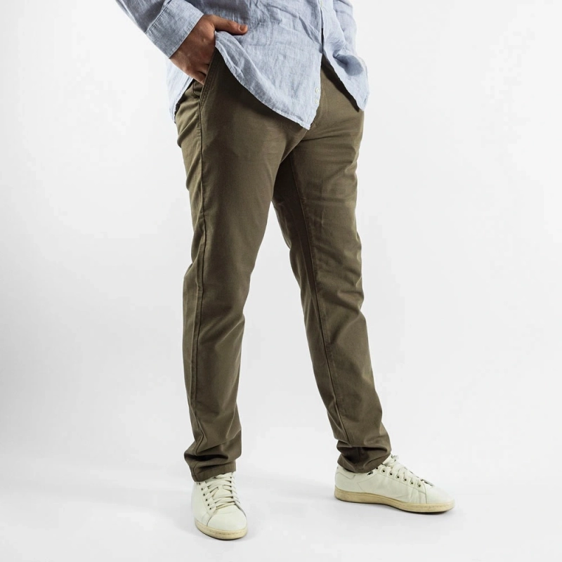 Men's Classic Gabardine Pants - Khaki