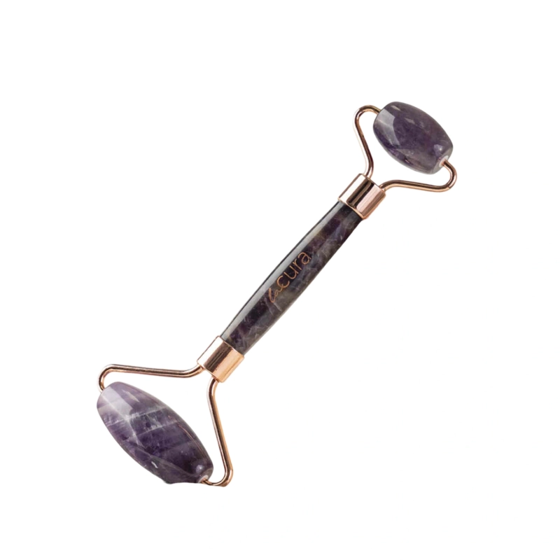 Amethyst Dual-Action Face Roller &mdash; Natural Holistic Care - Purple