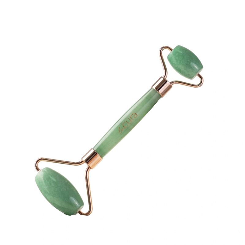 Aventurine Dual-Action Face Roller &mdash; Natural Holistic Care - Green