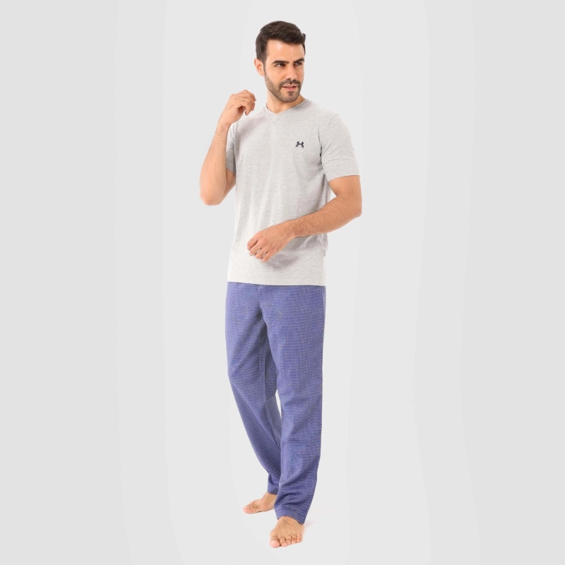 Men's Short Sleeve Pajama Set