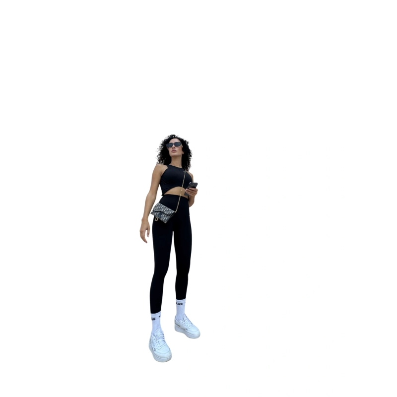 تيشرت قصير كت منحني