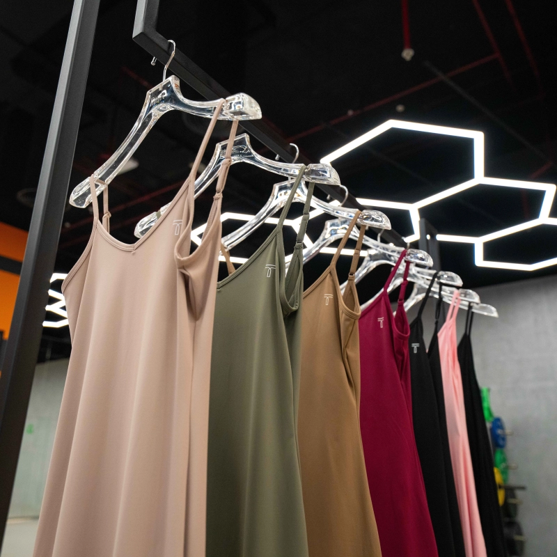 V-Neck Midi Dress