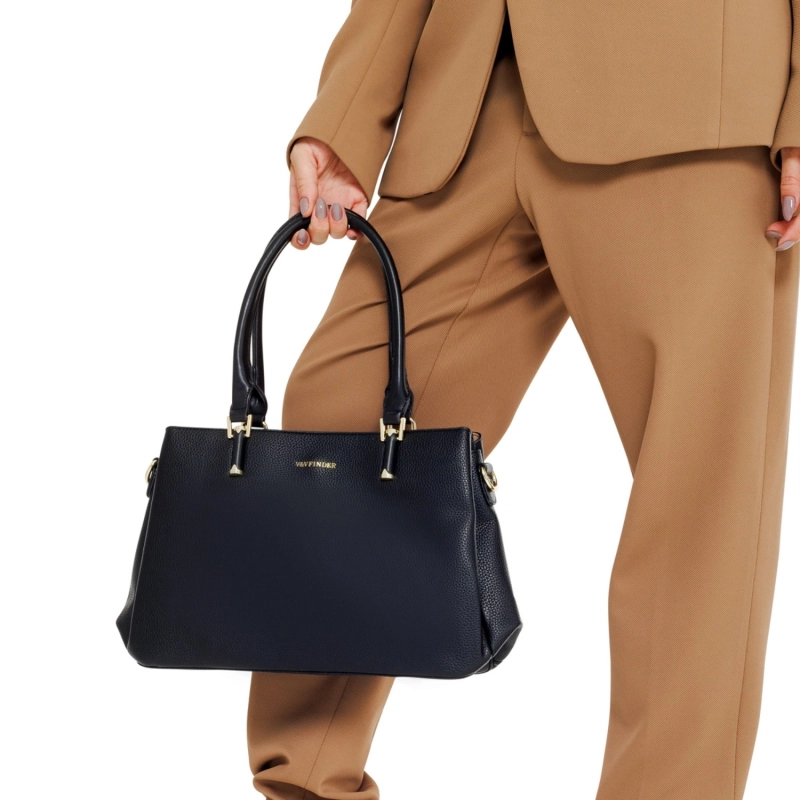 Delvia Tote Bag - Obsidian Black