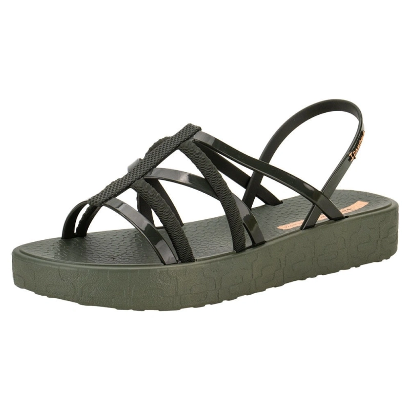 Women's Sandal Flat Ipanema Olive