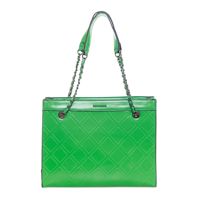 Aseel Tote Bag - Verdant Green