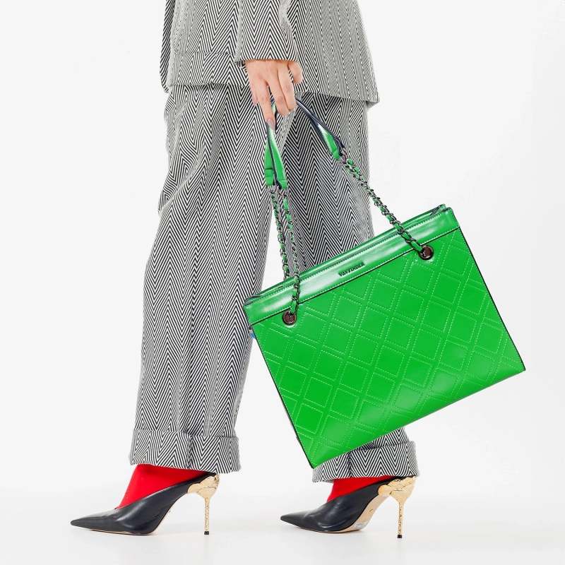 Aseel Tote Bag - Verdant Green