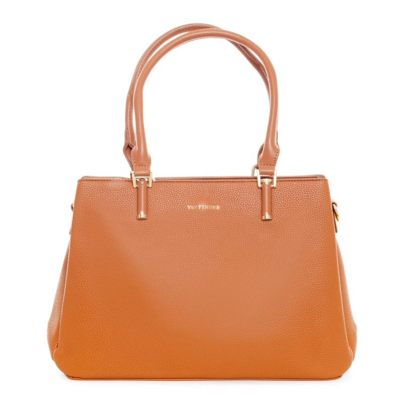 Delvia Tote Bag - Ginger Brown