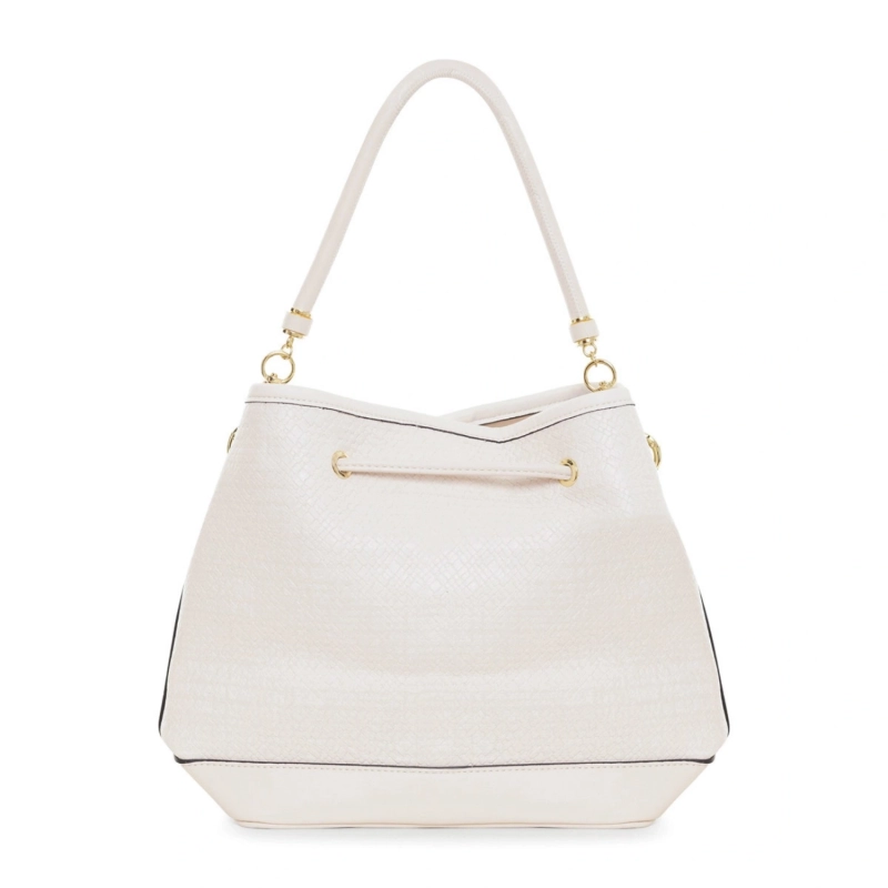 Bloom Bucket Bag - Pearly White