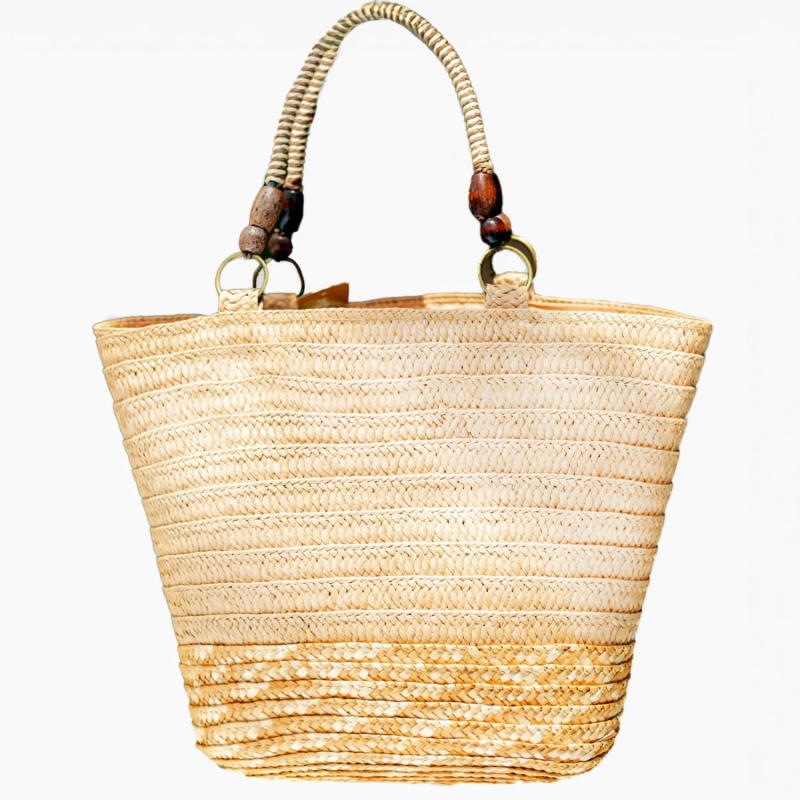 Bahia Breeze Straw Tote - Golden Sand