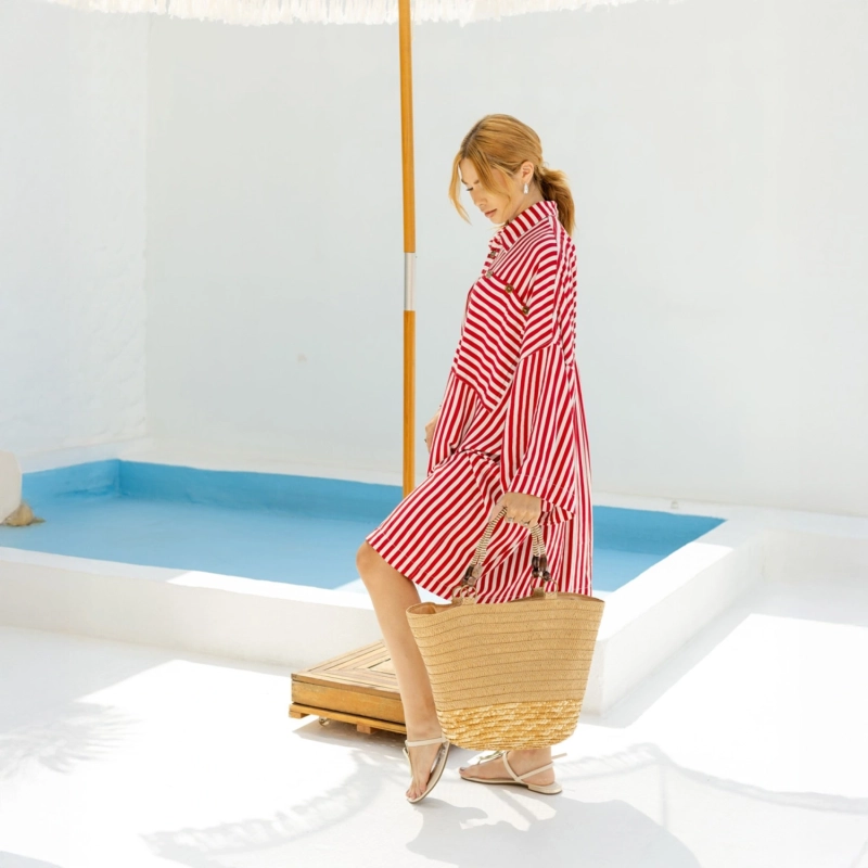 Bahia Breeze Straw Tote - Golden Sand