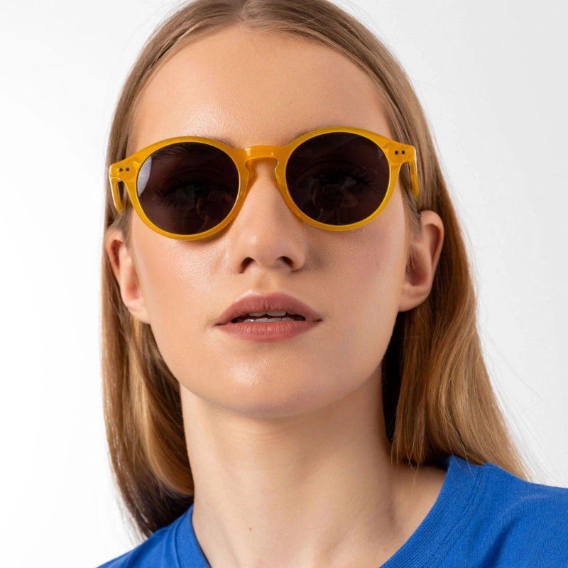 Unisex Jamie Orange Crystal &amp; Smoke